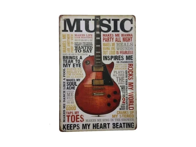 Aiqibao Metal Vintage Tin Sign Decor-rock Festival… Code