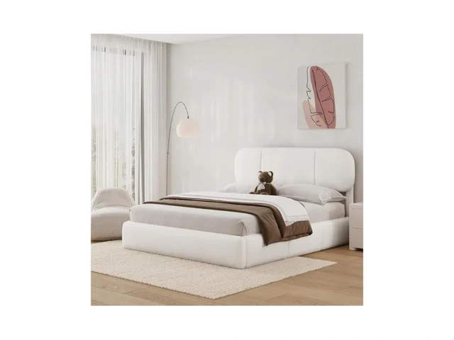 Uteeran Full Size Bed Frame With Storage Boucle… Code