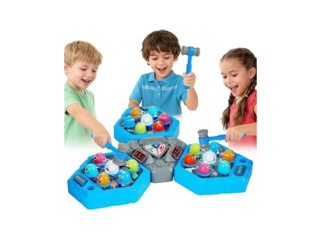 Guffawz 3-player Whack Game Toy Mole With Lights… Code