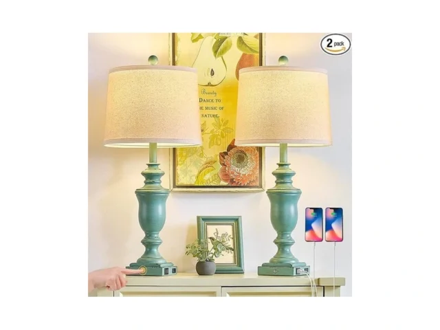 Saiweya 27 5 Set Of 2 Farmhouse Table Lamps For… Code