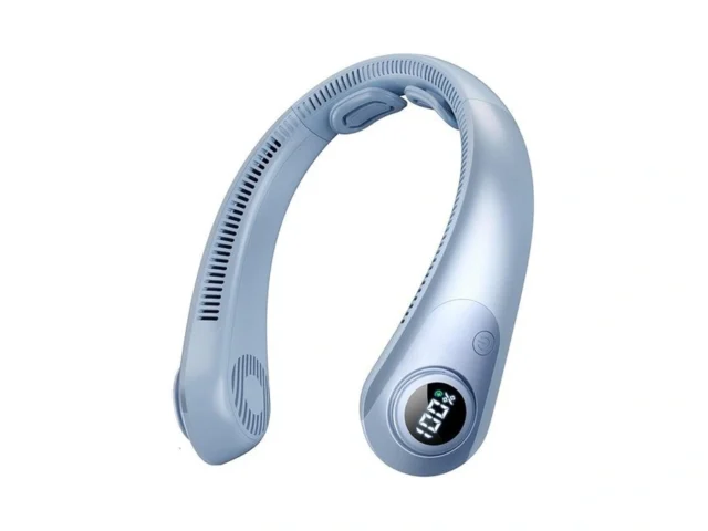 Portable Neck Fan That Blow Cold Air Led Display… Code
