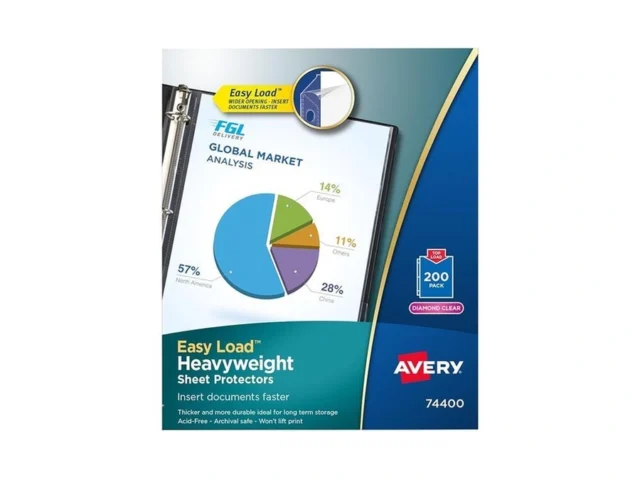 Avery Diamond Clear Heavyweight Sheet Protectors… Coupon