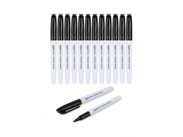 Amazon Basics Fine Tip Permanent Markers For… Coupon