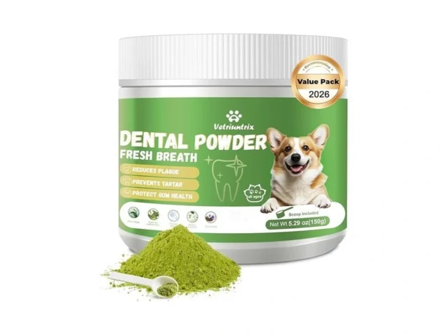 Vetriuntrix Dog Teeth Cleaning Powder Dog Dental… Code