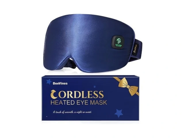 Beevines Cordless Heated Eye Mask For Dry Eyes… Code
