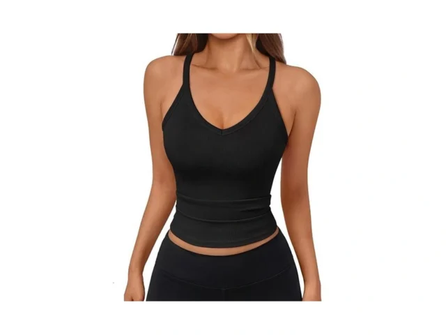 Trendy Queen Womens Racerback Ribbed Tank Tops Soft… Code