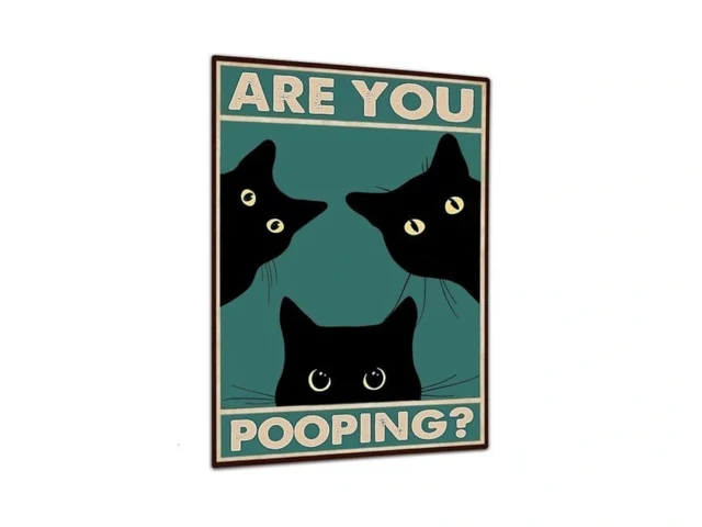 Carastora Bathroom Vintage Metal Tin Sign Funny… Code