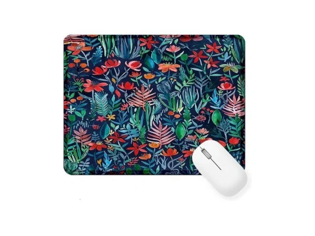 Awankou Floral Pattern Stitched Edge Non-slip… Code