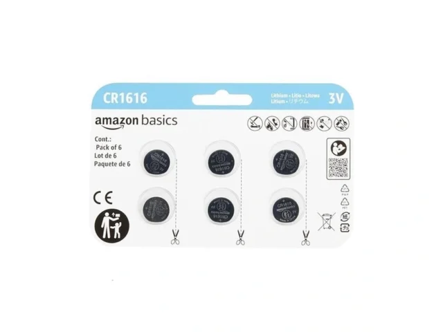 Amazon Basics 6-pack Cr1616 Lithium Coin Cell… Coupon