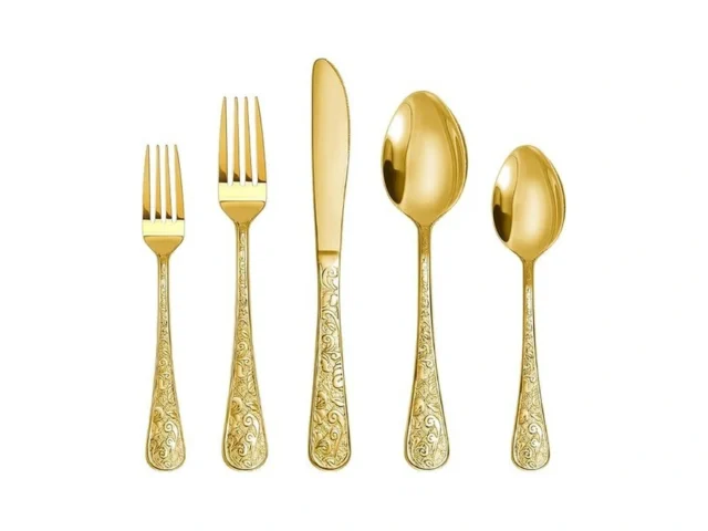 Runfly Vintage Carved Gold Stainless Steel 20… Code