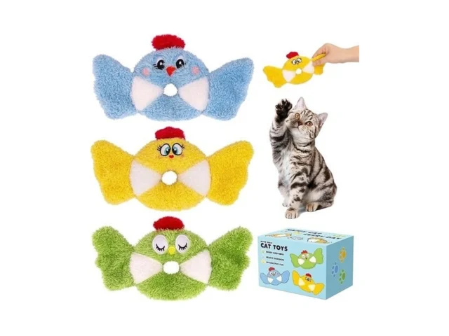 Retro Shaw Bird Cat Toy With Catnip Silvervine -… Code