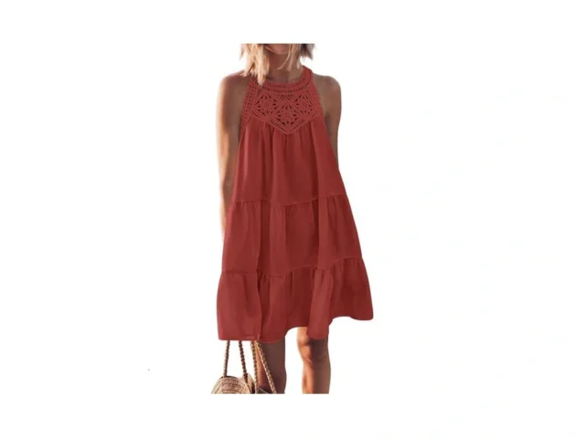 Kirundo Women Summer Halter Sundress 2026 Spring… Code