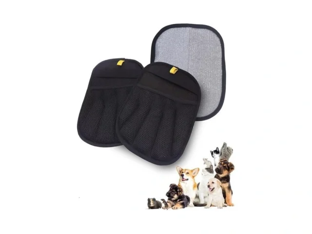 2 Pack Electrostatic Pet Hair Removal Gloves -… Code