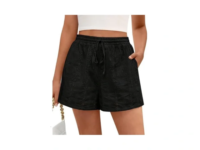 Kirundo Lace Shorts For Women Summer Cute Boho… Code