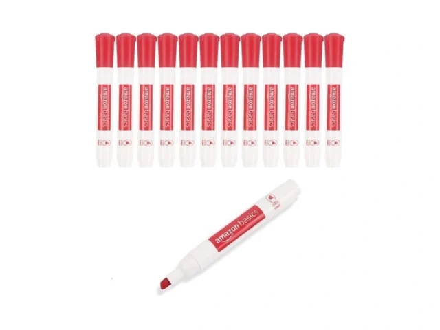 Amazon Basics Dry Erase Whiteboard Markers Chisel… Coupon