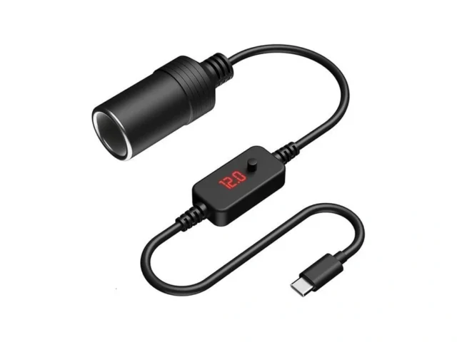 Eoev Cigarette Lighter Socket Adapter Usb C Male To… Code