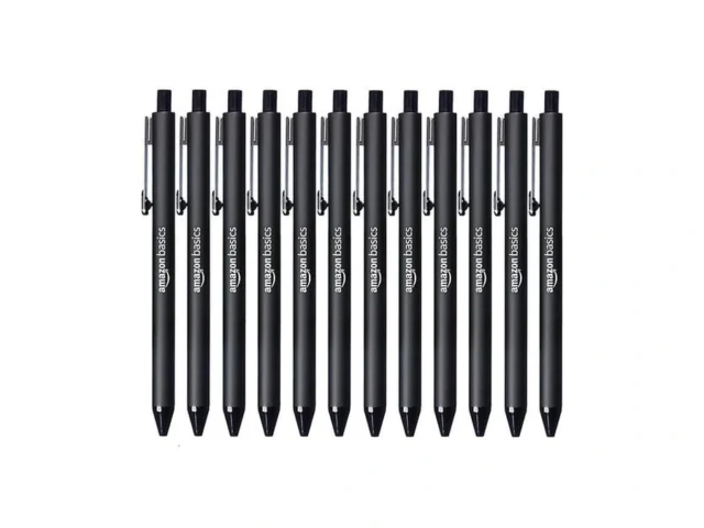 Amazon Basics Retractable Ballpoint Pens With… Coupon