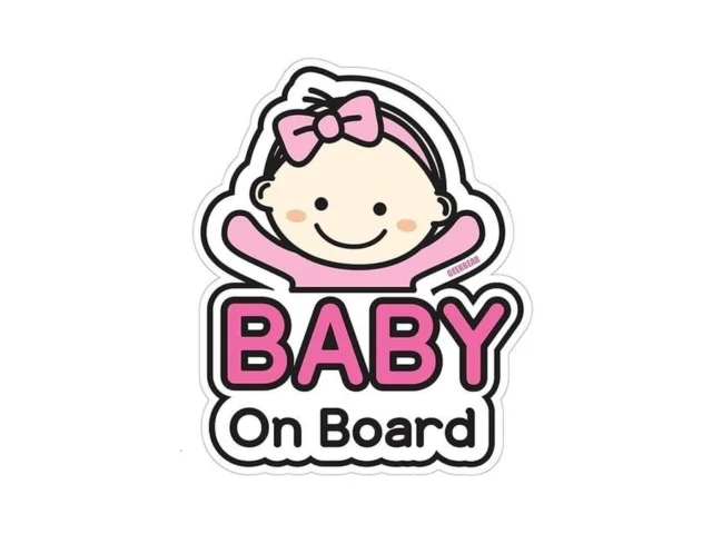 Geekbear Baby On Board Car Sticker – Character… Code