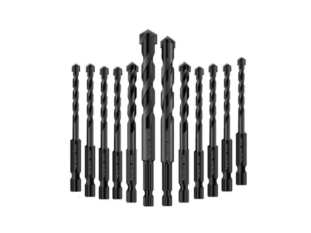 12pcs Black Masonry Drill Bits Set Mgtgbao Ceramic… Code