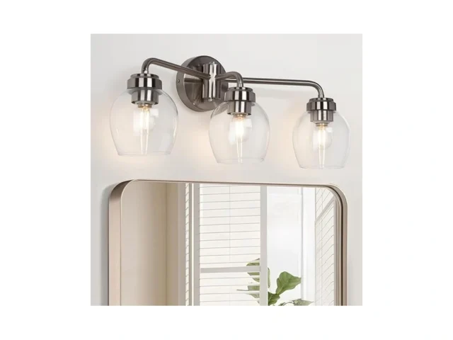 Li Luxlite 3-light Bathroom Light Fixtures Brushed… Code