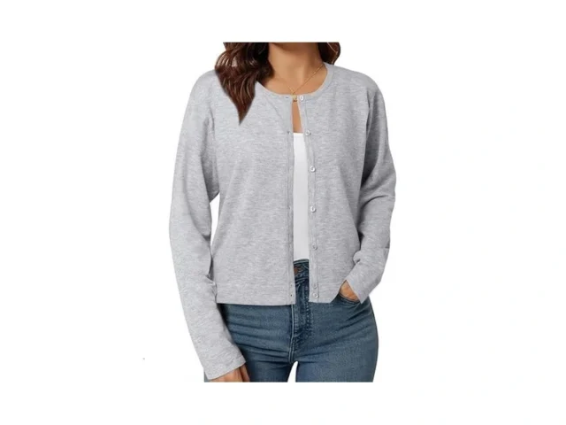 Zanzea Gray Cardigans For Women Trendy 2026 Dressy… Coupon