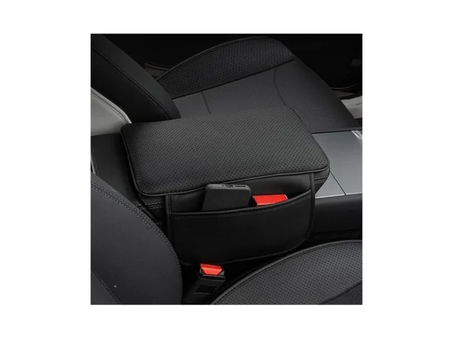 Falafa Car Center Console Cover Leather Armrest… Code
