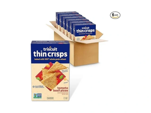 Triscuit Thin Crisps Tomato Basil Pizza Whole Grain…