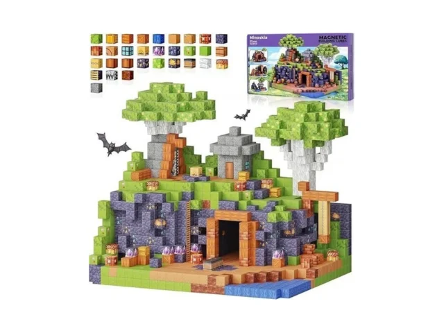 Minoskia Magnetic Blocks 150 Pcs Magnetic Building… Code