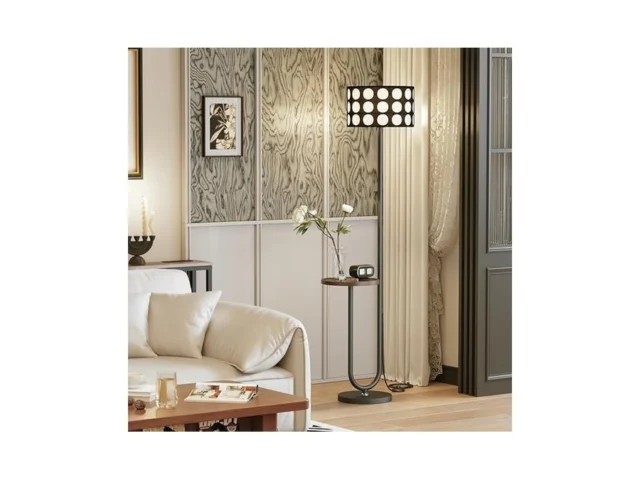 Floresita 62 9 Floor Lamp With Table Brown Black… Code