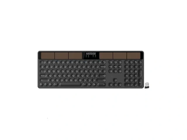 Arteck Wireless Solar Keyboard Full Size Solar… Coupon