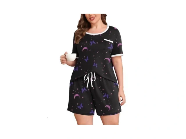 Lastshe Plus Size Pajamas Set For Women 2 Piece… Code