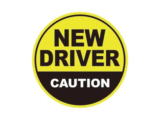 Geekbear New Driver Car Magnet – Colorful… Code