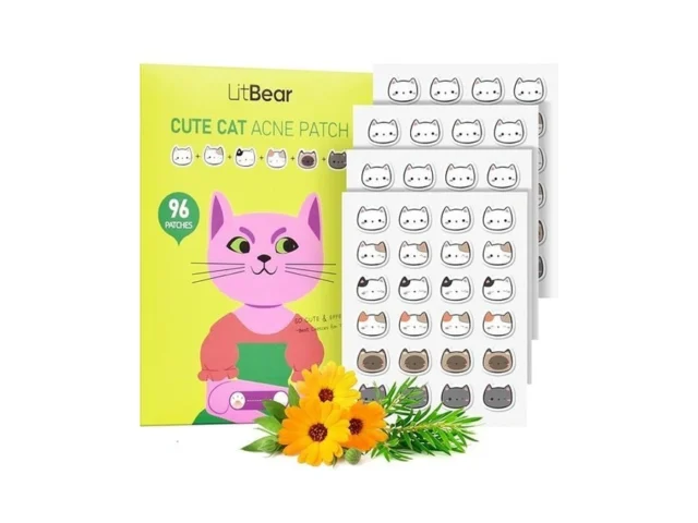 Litbear Acne Patch Pimple Patch Cat Shaped Acne… Code