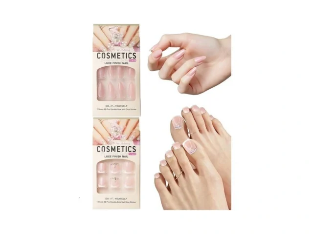 Molirex 48 Pcs Press On Nails With Toenails Almond… Code