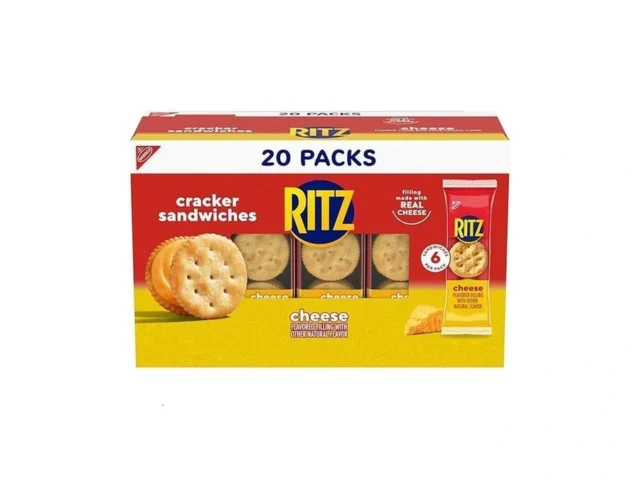 Ritz Cheese Sandwich Crackers Lunch Snacks 20 Snack…