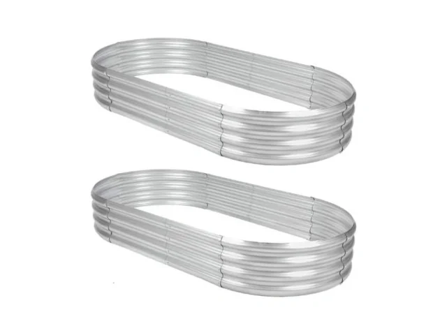 Somxoy 2pack Raised Garden Bed 8 4 1ft Galvanized… Code