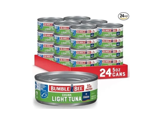 Bumble Bee Chunk Light Tuna In Water 5 Oz Cans Pack…