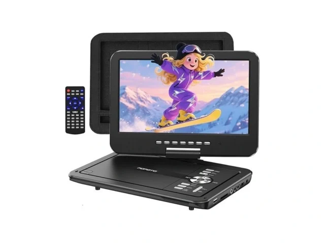 Pofoto 12 5 Portable Dvd Player With 10 5 Hd Swivel…