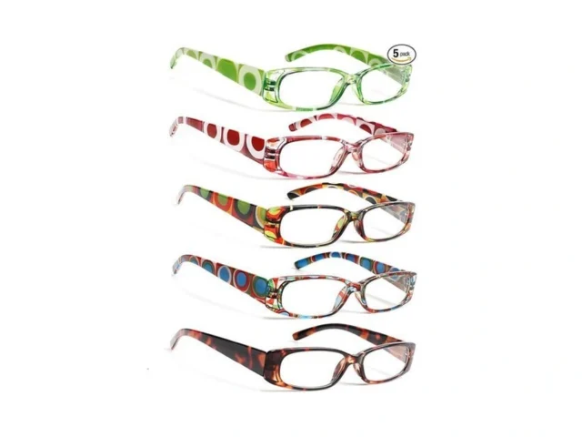 Sigvan 5 Pack Spring Hinge Reading Glasses… Coupon