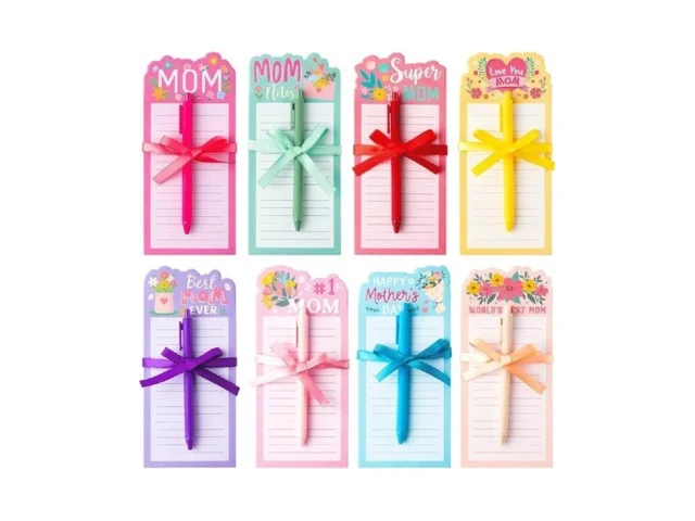 Angolio Mother S Day Notepads With Pen – 8 Sets… Coupon