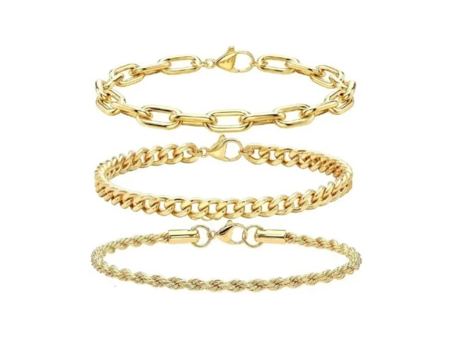 Gold Plated Ankle Bracelets For Women Waterproof… Code