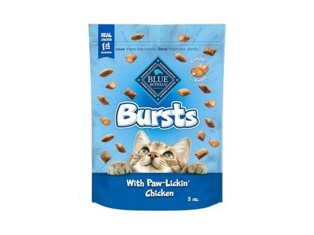 Blue Buffalo Bursts Crunchy Creamy Cat Treats Great…