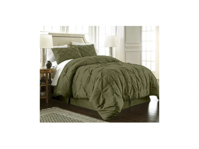 Chezmoi Collection Berlin Olive Green Pinch Pleat… Coupon