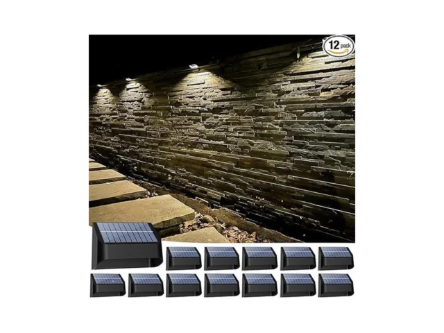 Yivsen Solar Fence Lights Warm White Rgb Fence… Code