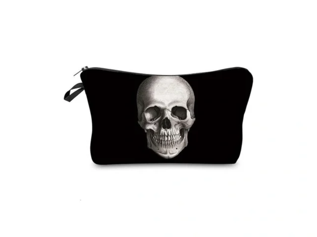 Deanfun Cosmetic Bag For Women Skull 3d Printed… Code