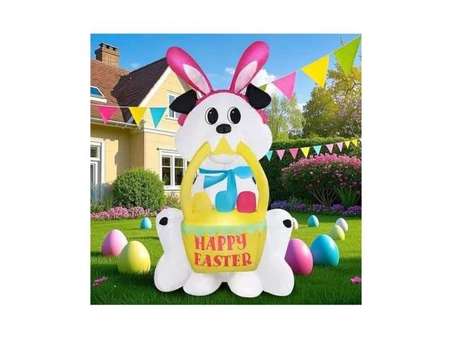 Giftfind Easter Inflatables Dog Outdoor Decoration… Code