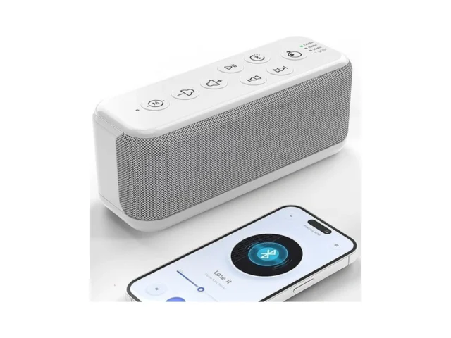 White Noise Sound Machine With 3000mah Rechargeable… Code