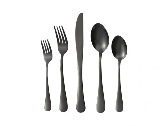 Xingjiake Black Silverware Set 40 Piece For 8… Code