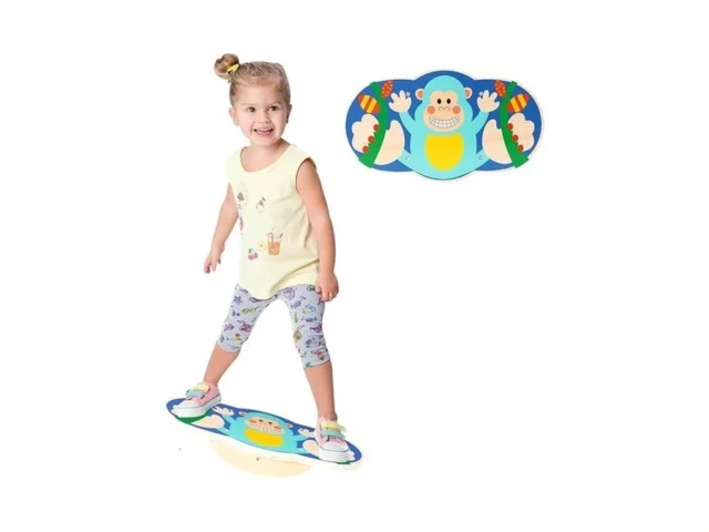 Wobble Balance Board For Kids Wooden Rocker Board… Code
