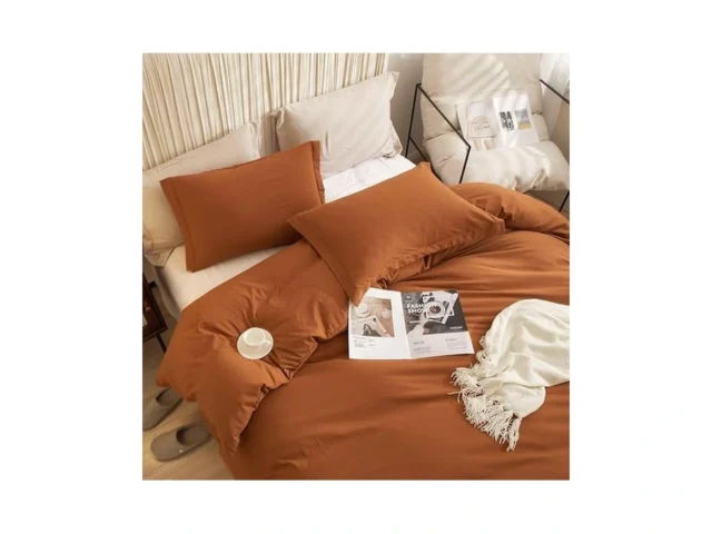 Azmtop Soft Breathable Queen Duvet Cover 3 Pieces 1…